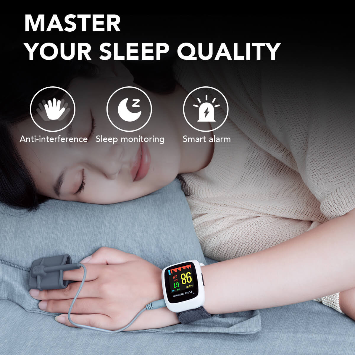 AP-20 Smart Wrist Pulse Oximeter with External Snorkel