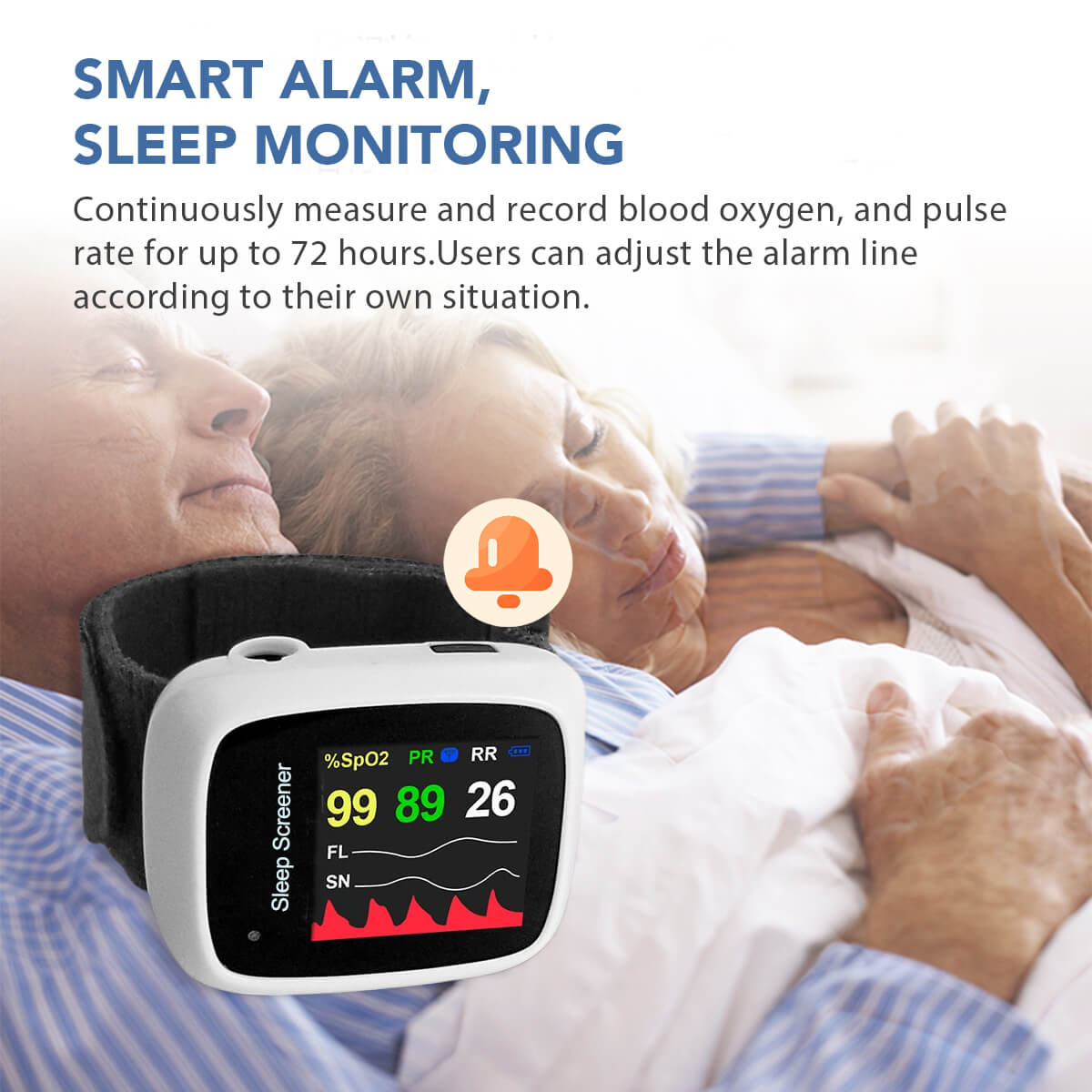 AP-20 Smart Wrist Pulse Oximeter with External Snorkel