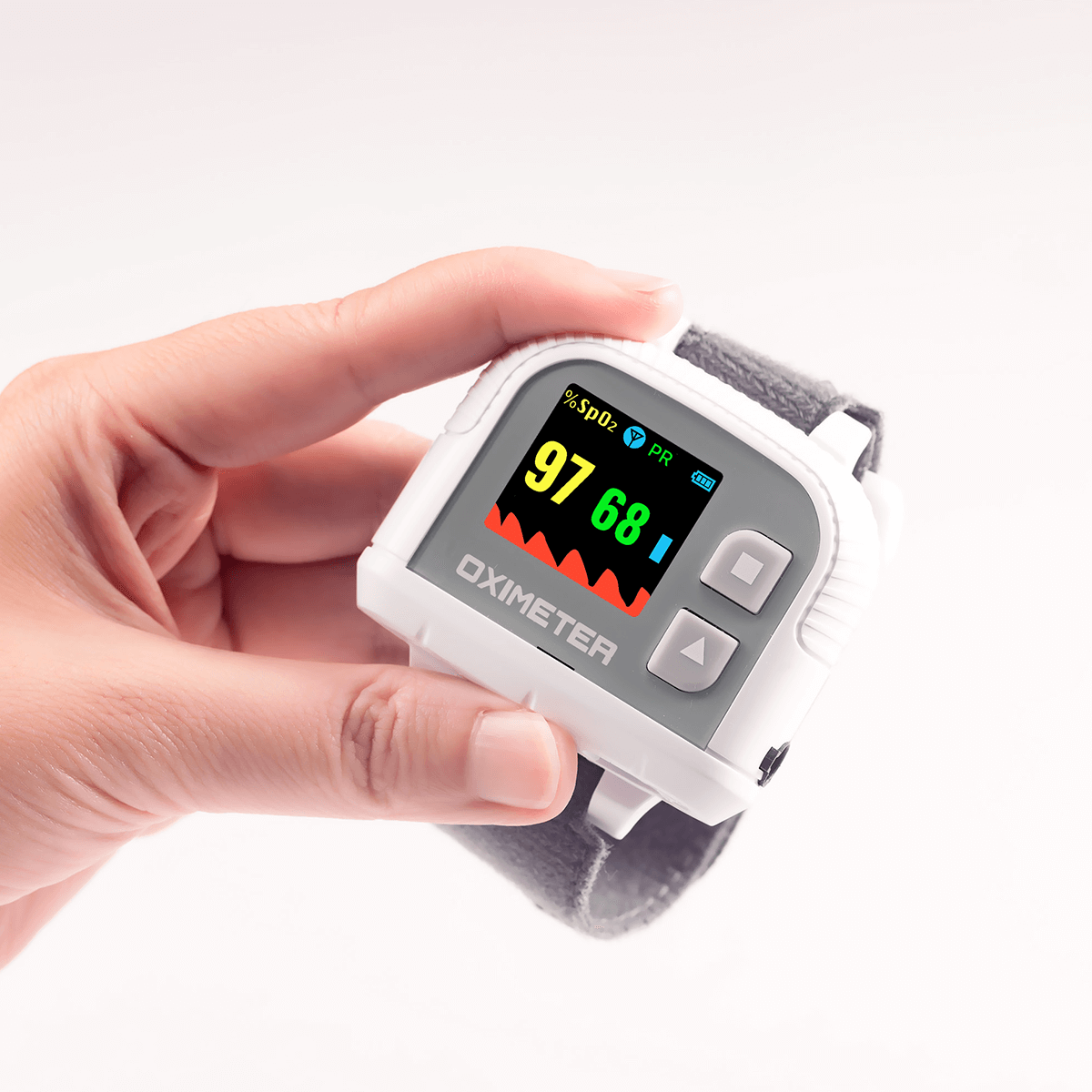 PC68B Wearable Pulse Oximeter With Reminder For Home Use